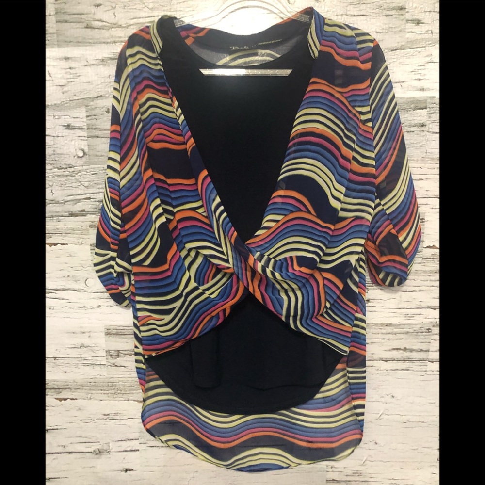 Bali layered camisole with a sheer colourful cover